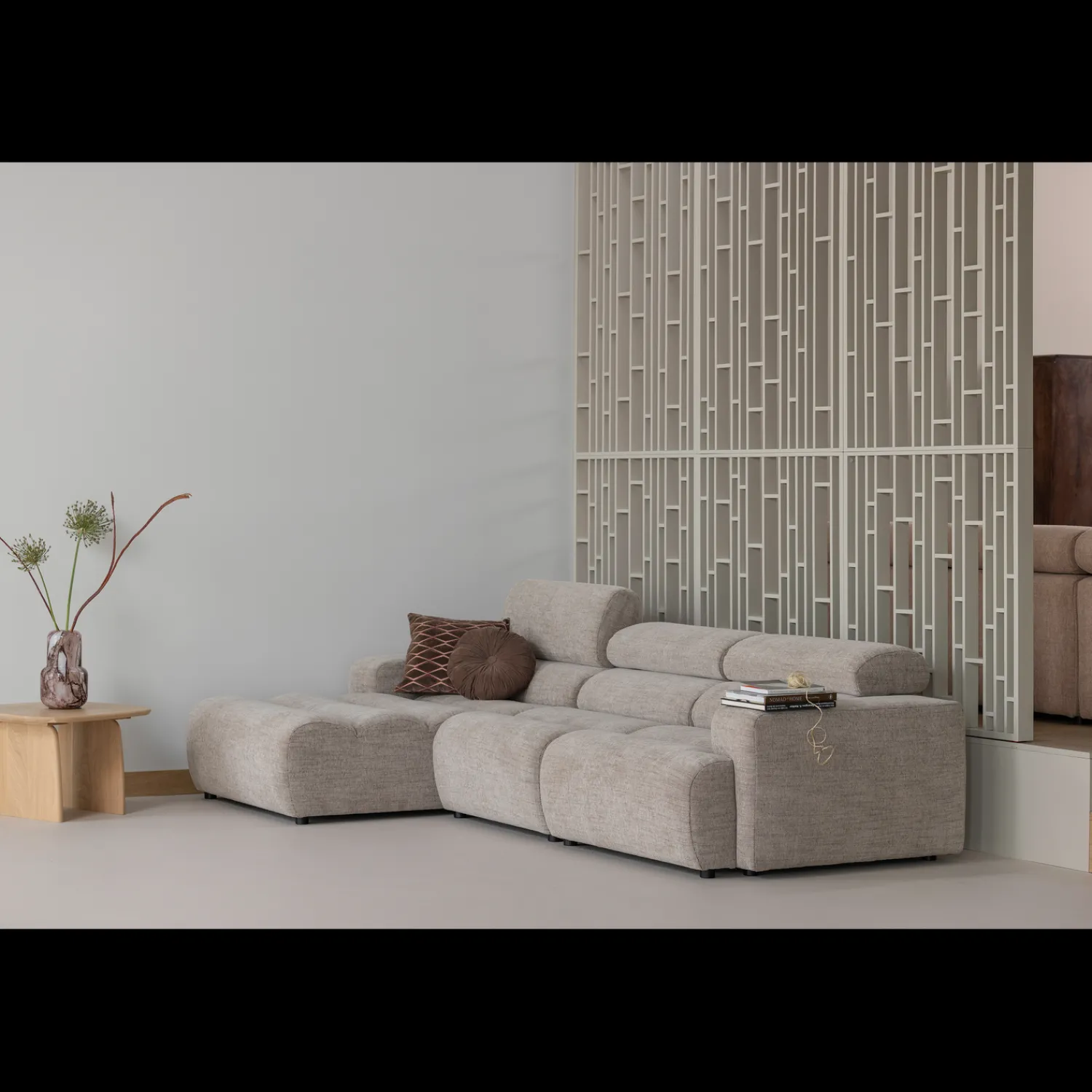 Vierkante Salontafels-WOOOD Tablo Salontafel Naturel