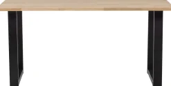 Houten Eettafels|Rechthoekige Eettafels-WOOOD Tablo U-poot Eettafel Naturel