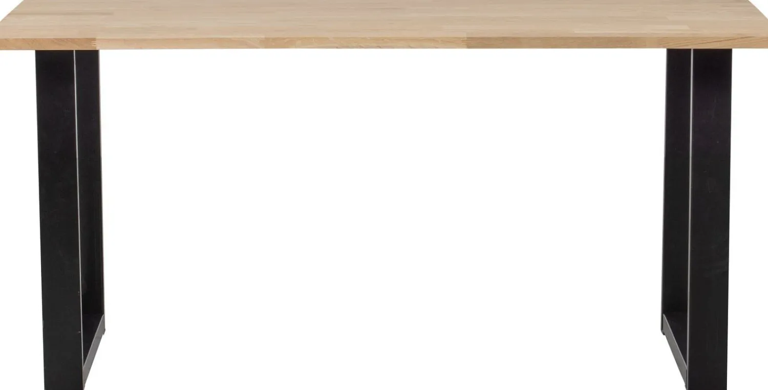 Houten Eettafels|Rechthoekige Eettafels-WOOOD Tablo U-poot Eettafel Naturel