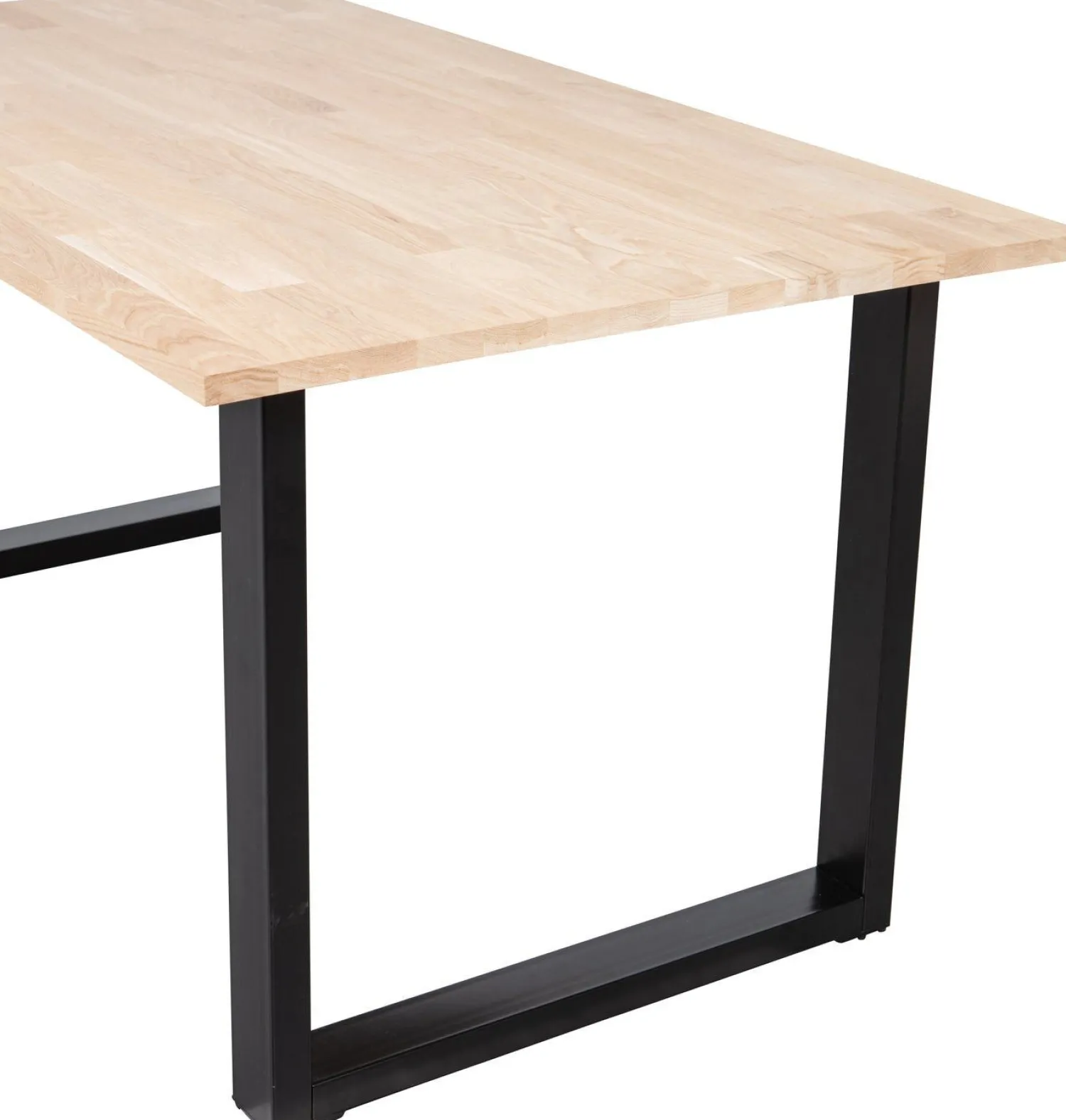 Houten Eettafels|Rechthoekige Eettafels-WOOOD Tablo U-poot Eettafel Naturel