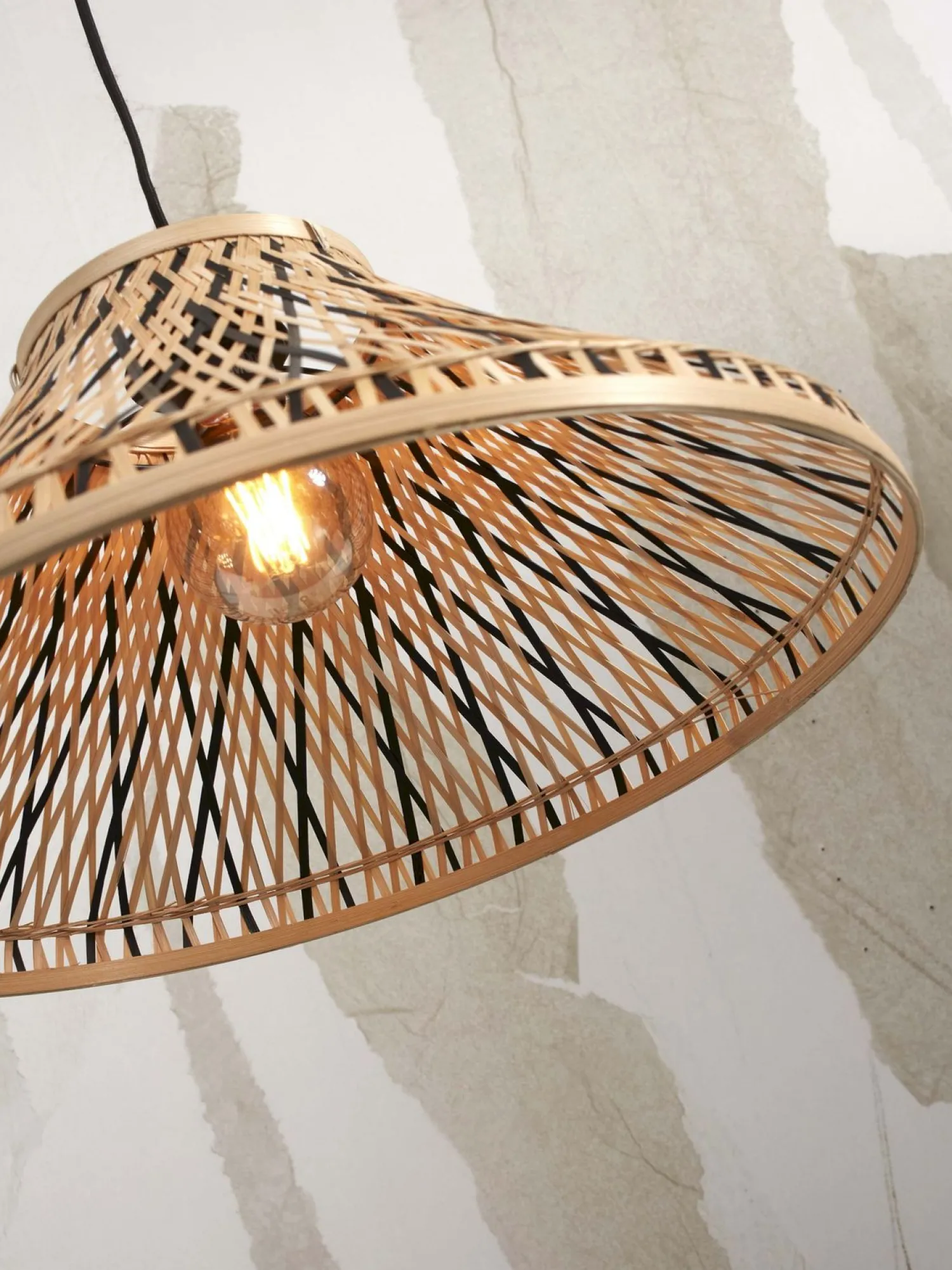 Hanglampen|Hanglampen-Good&Mojo Tahiti Hanglamp Black, Natural