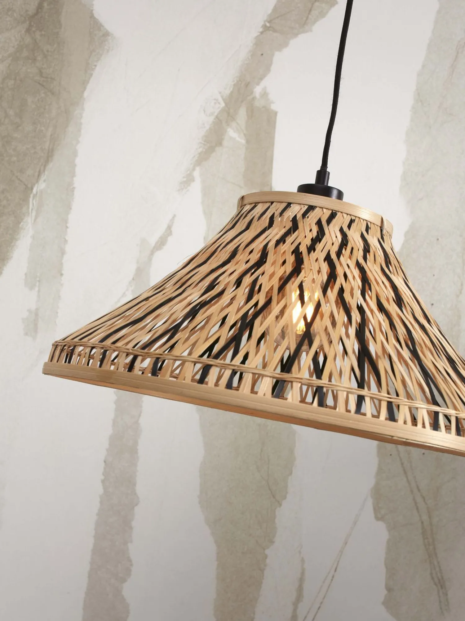 Hanglampen|Hanglampen-Good&Mojo Tahiti Hanglamp Black, Natural
