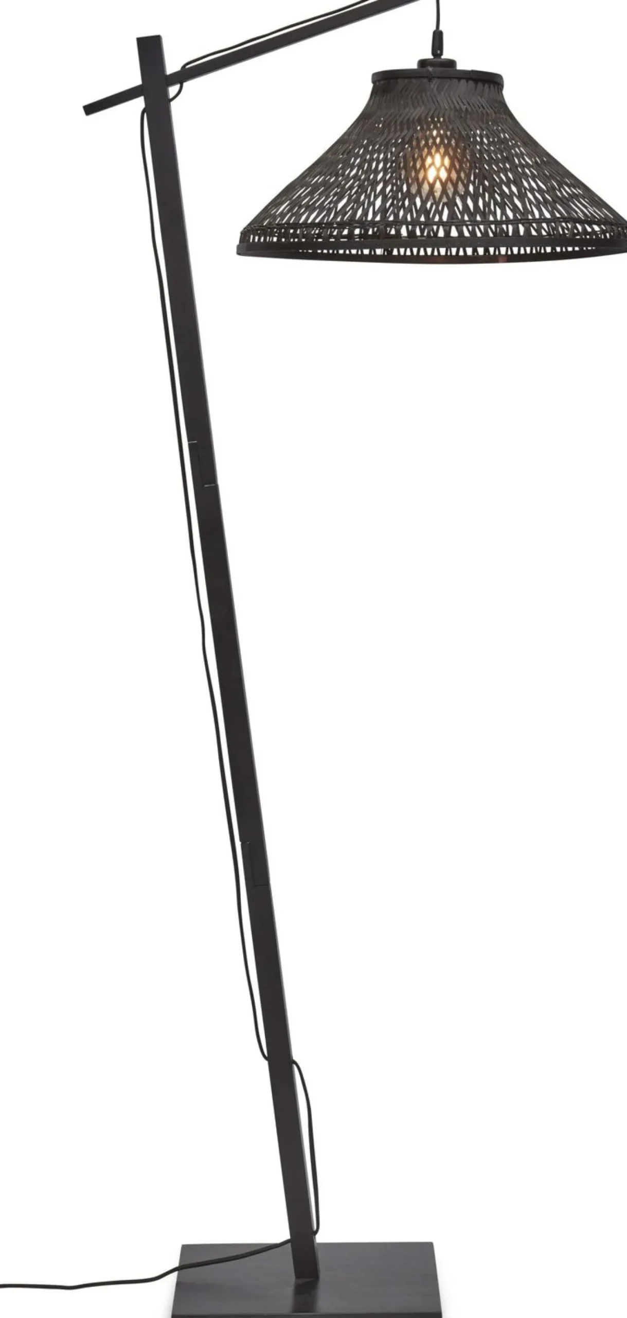 Industriële Vloerlampen|Vloerlampen-It's about RoMi Tahiti Vloerlamp Zwart