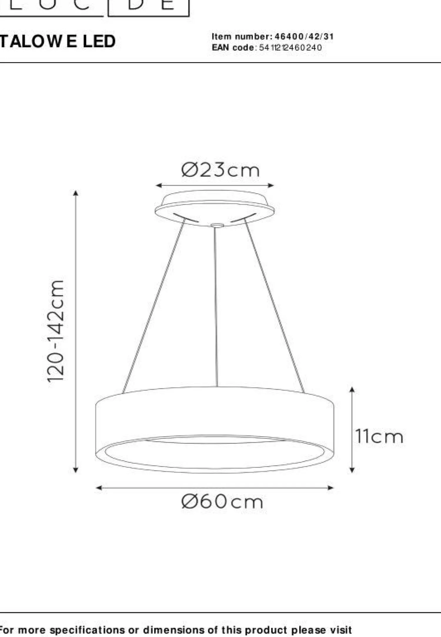 Moderne Hanglampen|Moderne Hanglampen-Lucide Talowe Hanglamp Wit