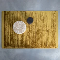 Vloerkleden-WOOOD Tammo Vloerkleed Honey Yellow