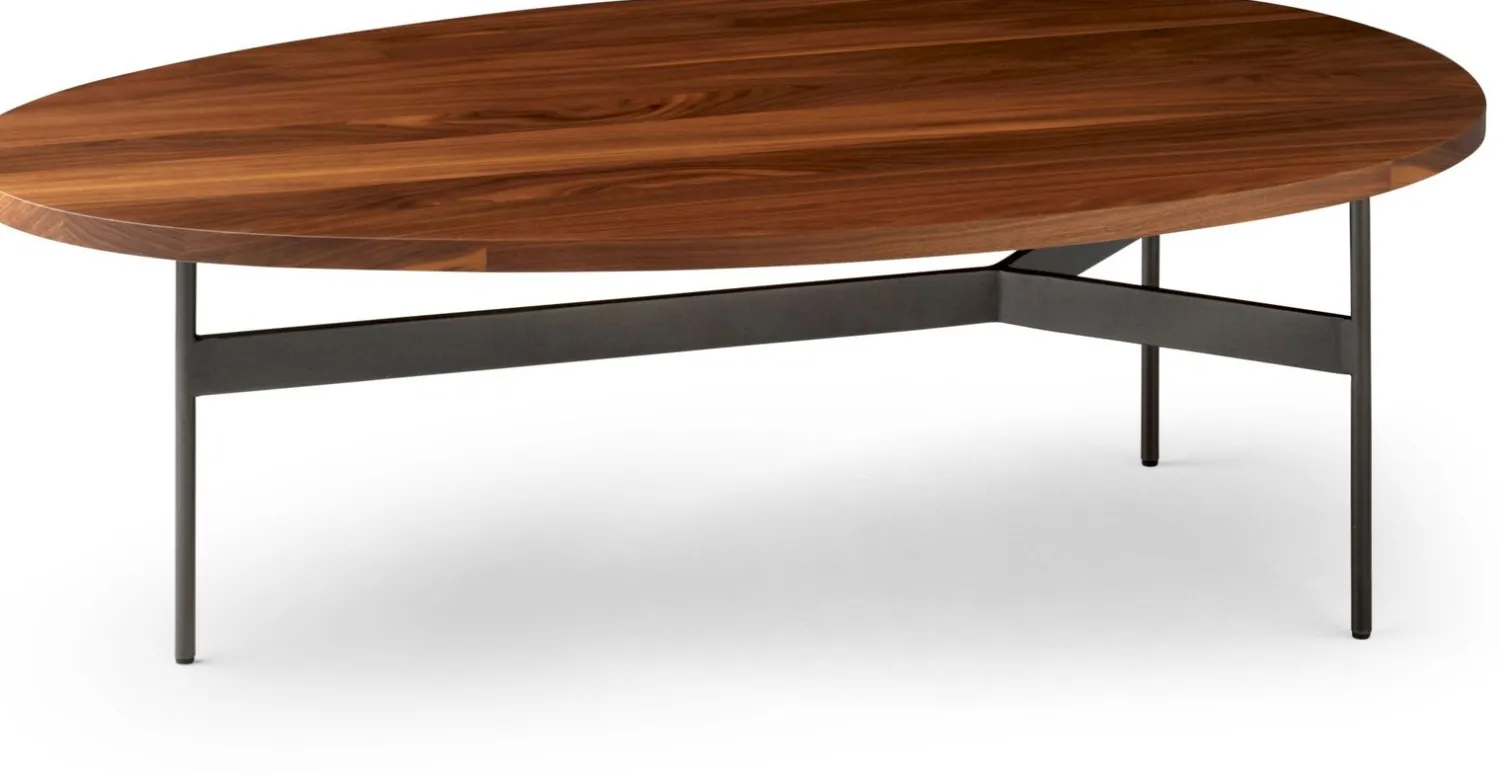 Houten Salontafels|Design Salontafels-Leolux Tampa Ovo Salontafel