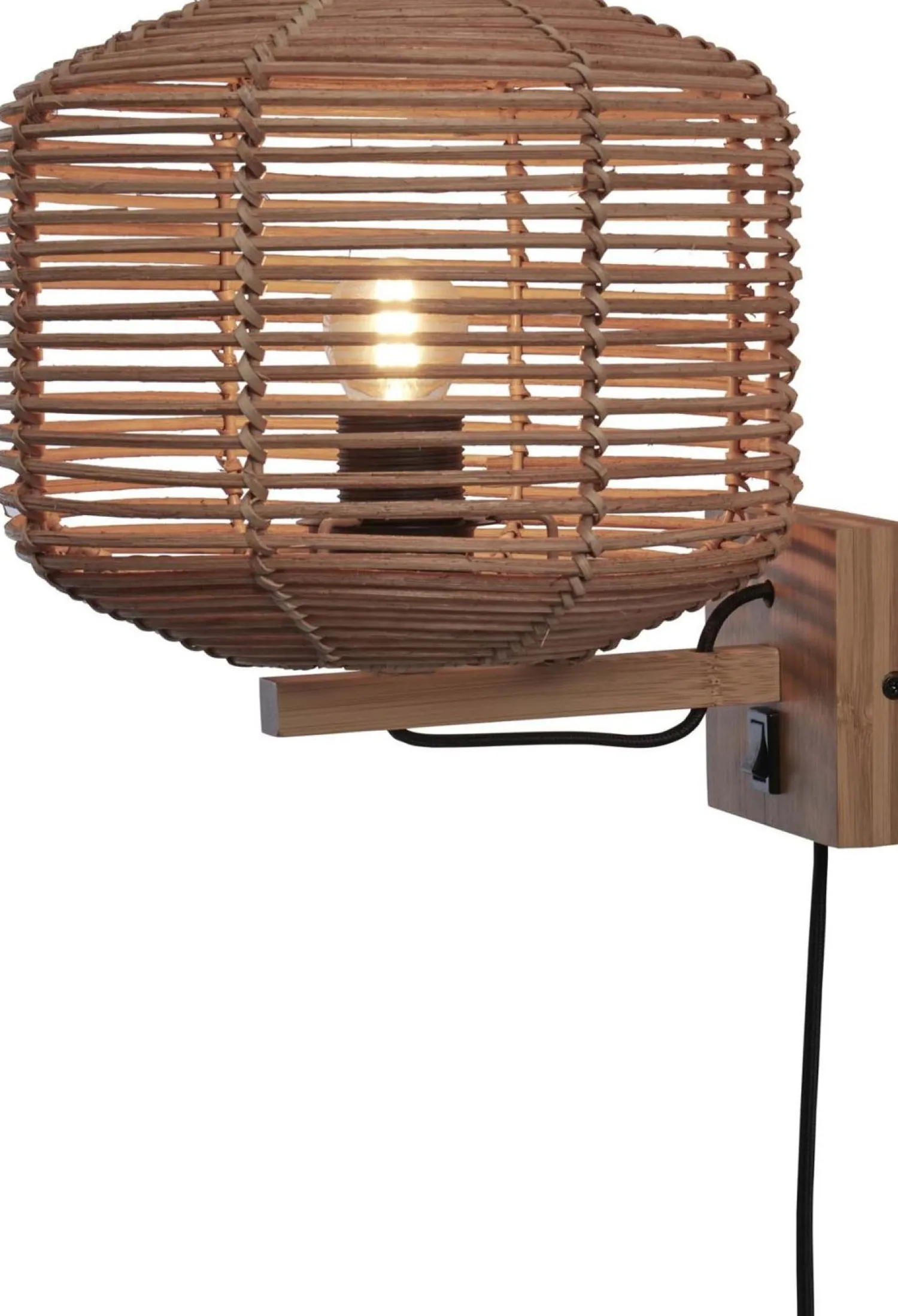 Wandlampen|Wandlampen-Good&Mojo Tanami L Wandlamp Natural