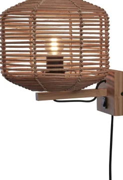 Wandlampen|Wandlampen-Good&Mojo Tanami L Wandlamp Natural
