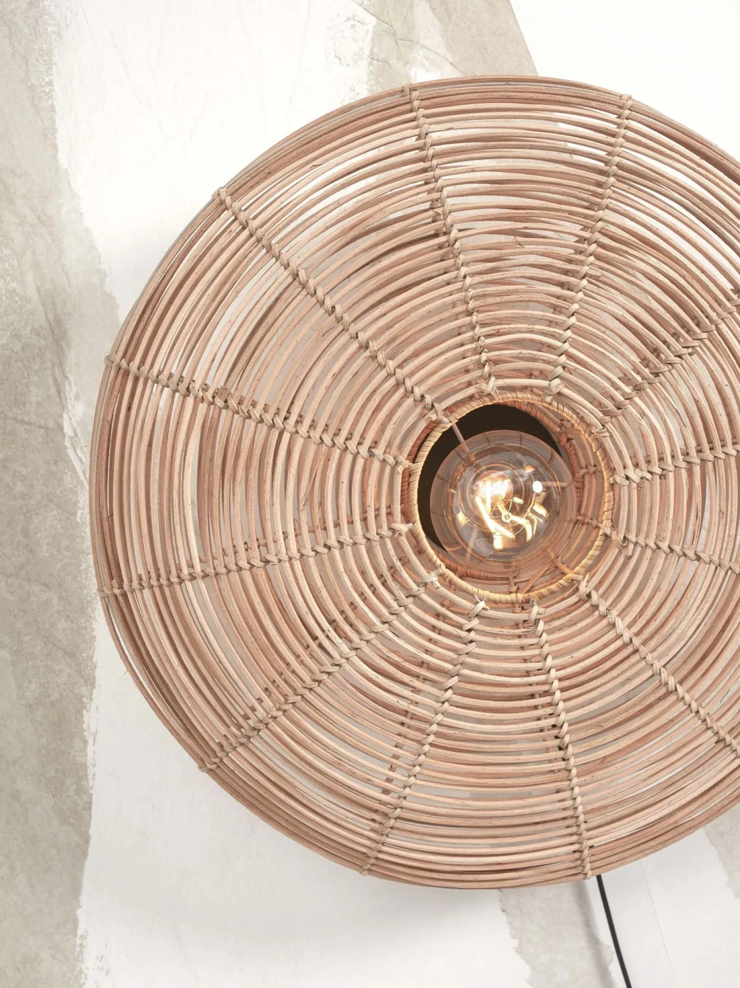 Wandlampen|Wandlampen-Good&Mojo Tanami Rond S Wandlamp Natural