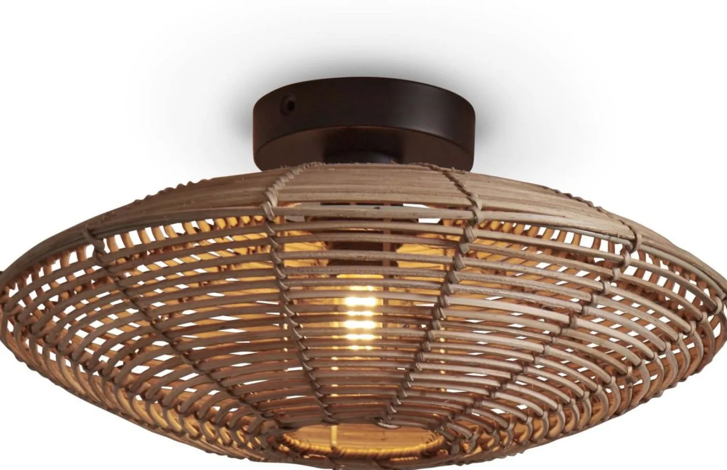 Rotan Plafondlampen|Plafondlampen-Good&Mojo Tanami S Plafondlamp Natural