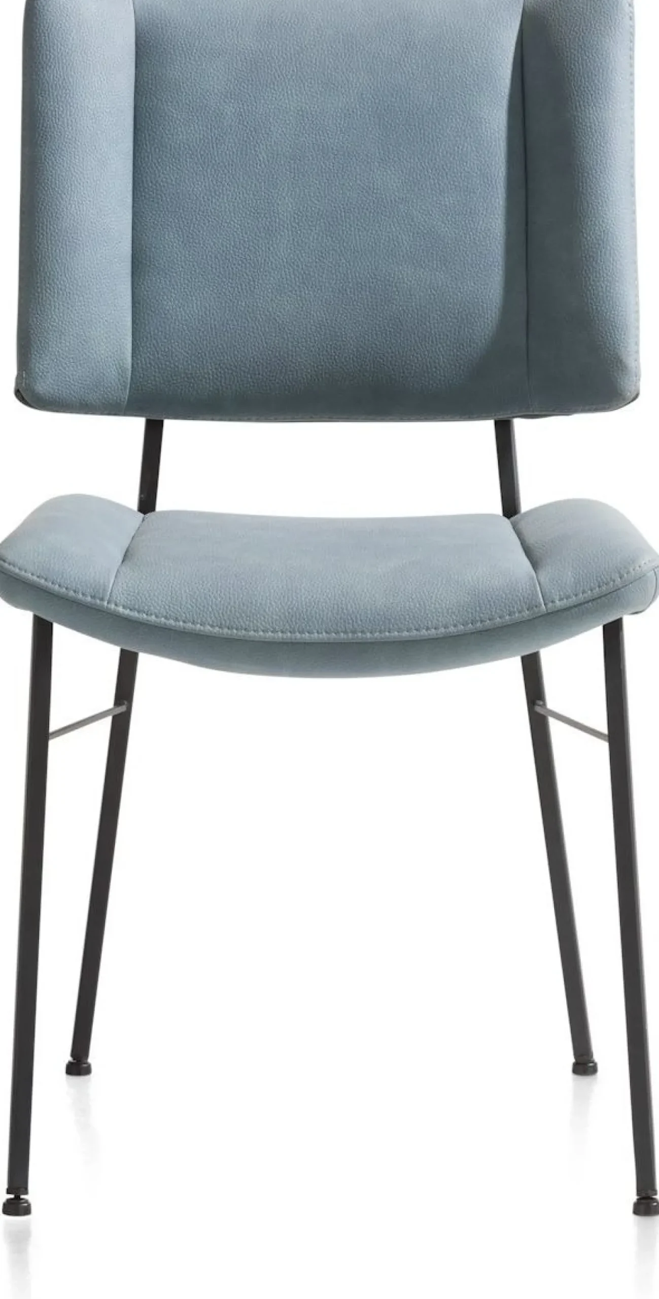 Eetkamerstoelen Zonder Armleuning-XOOON Tatum Pala Eetkamerstoel Skyblue