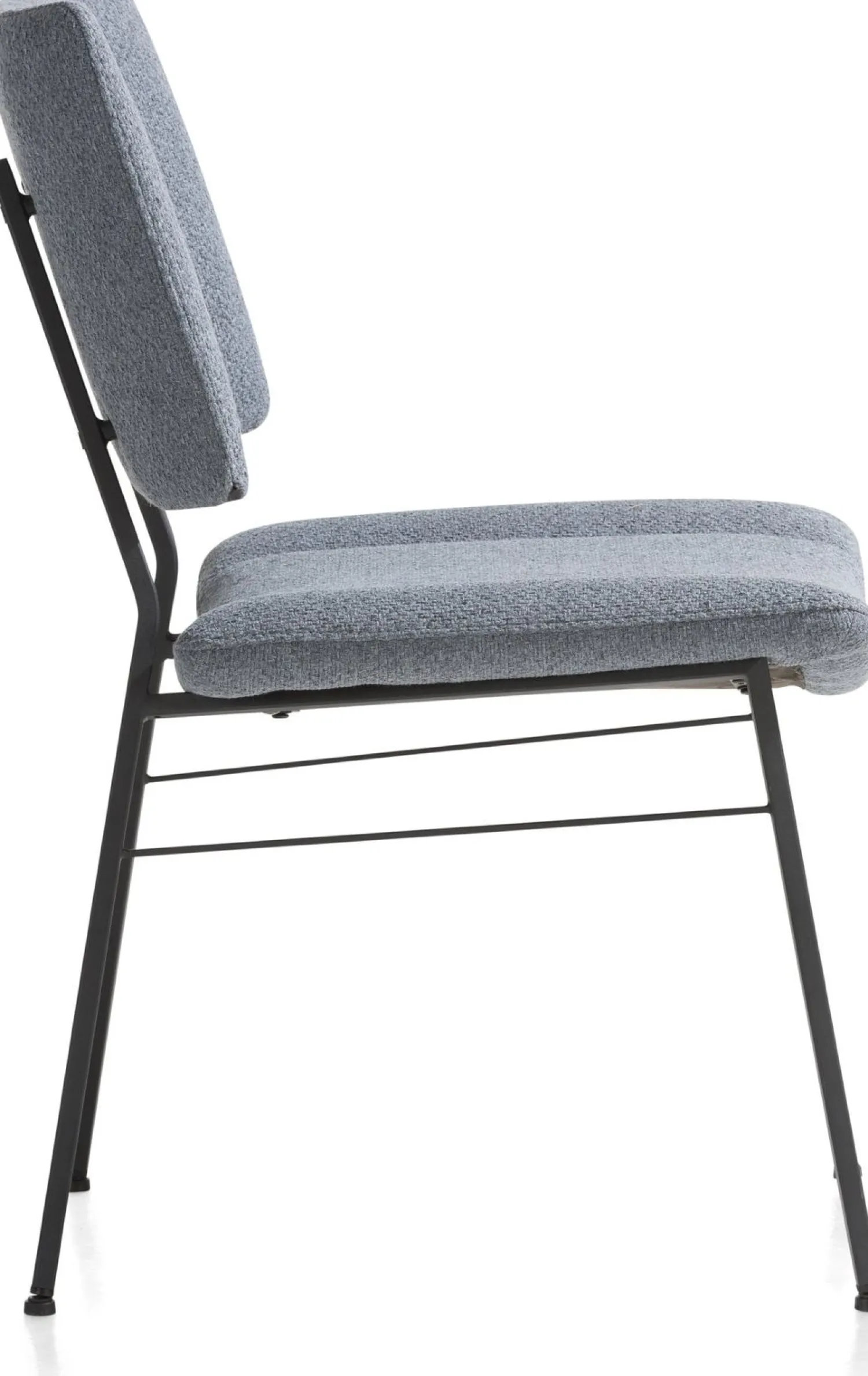 Eetkamerstoelen Zonder Armleuning-XOOON Tatum Ponti Eetkamerstoel Skyblue