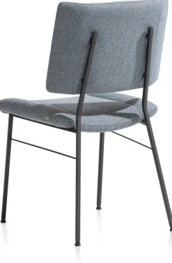 Eetkamerstoelen Zonder Armleuning-XOOON Tatum Ponti Eetkamerstoel Skyblue