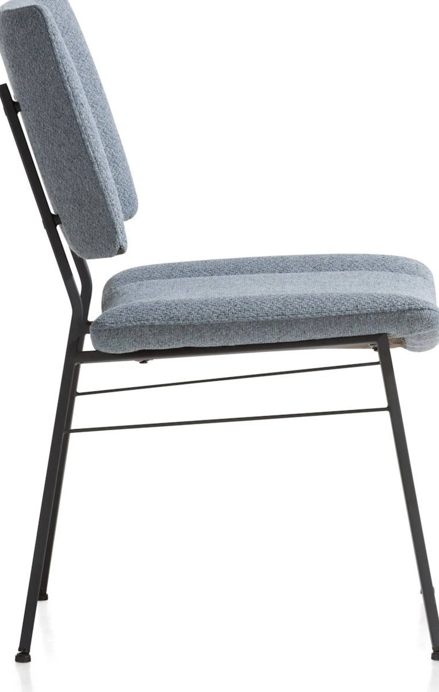 Eetkamerstoelen Zonder Armleuning-XOOON Tatum Ponti Eetkamerstoel Skyblue