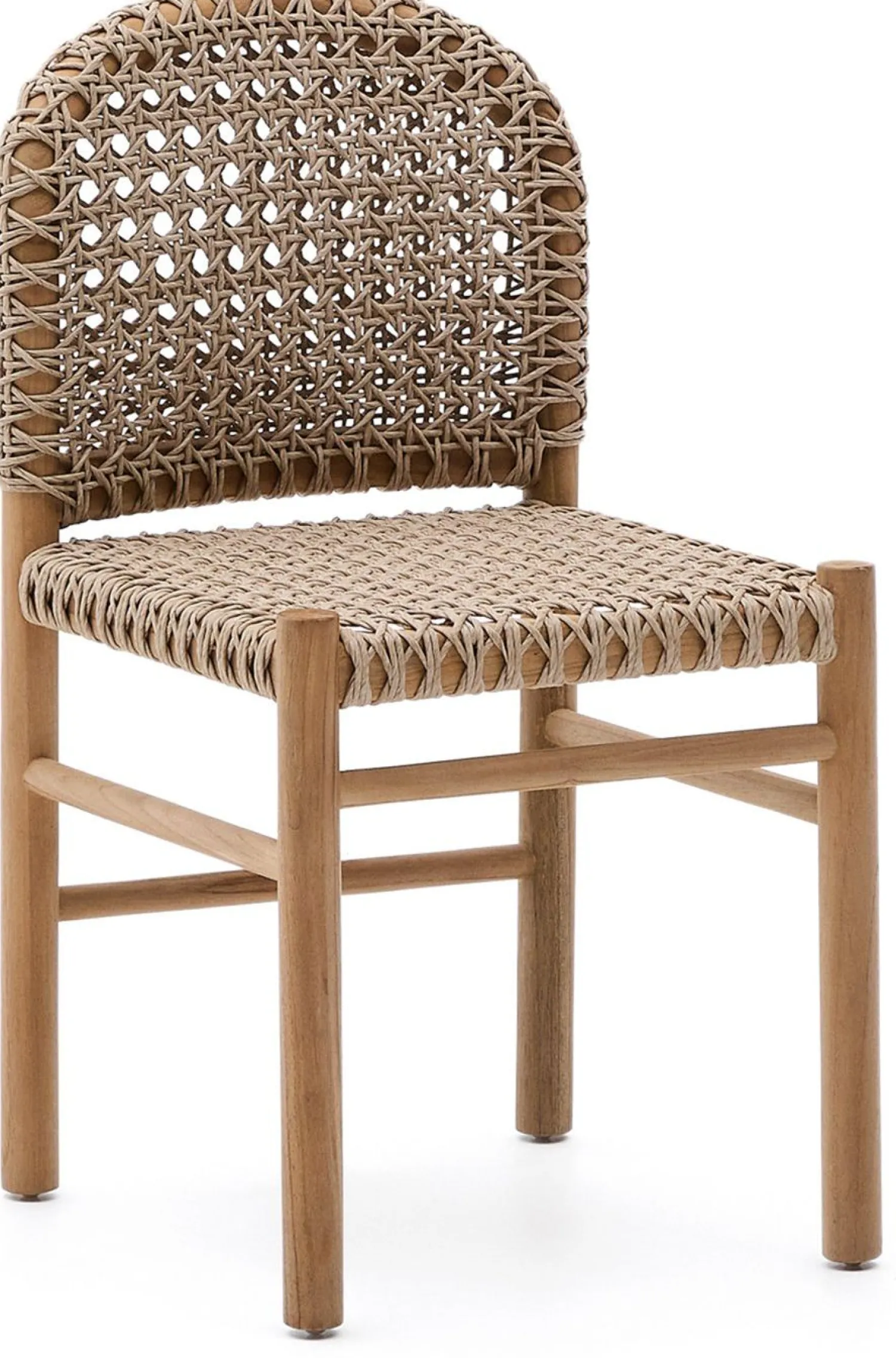 Tuinstoelen-Kave Home Tavira Tuinstoel Naturel