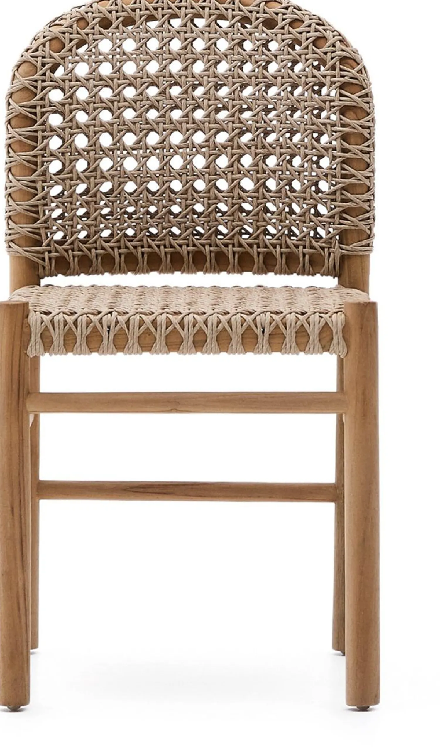 Tuinstoelen-Kave Home Tavira Tuinstoel Naturel