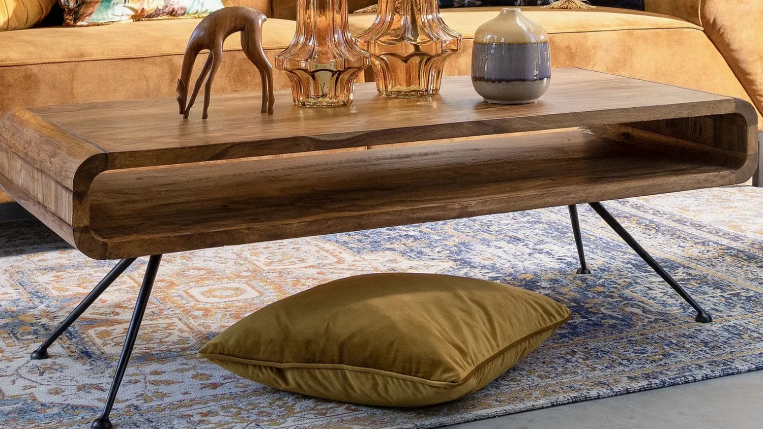 Houten Salontafels-Feelings Wonen Tax Salontafel Bruin