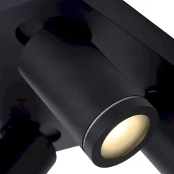 Moderne Plafondlampen|Plafondlampen-Lucide Taylor Plafondlamp Zwart