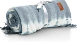 Sierkussens & Plaids-COCO maison Ted Plaid Blauw