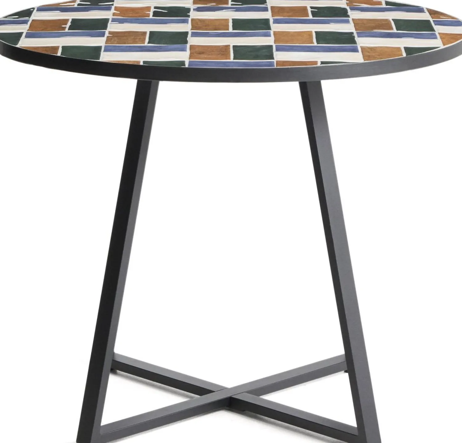 Tuintafels-Kave Home Tella Outdoor Bistrotafel Grafiet, Multi
