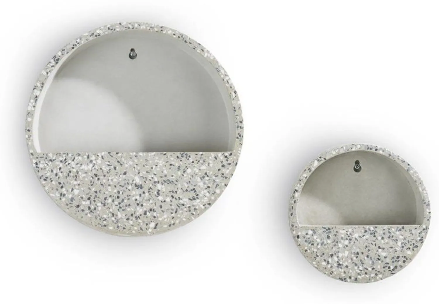 Wanddecoraties-COCO maison Terrazzo Wanddecoratie grijs