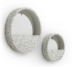 Wanddecoraties-COCO maison Terrazzo Wanddecoratie grijs