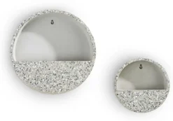 Wanddecoraties-COCO maison Terrazzo Wanddecoratie grijs