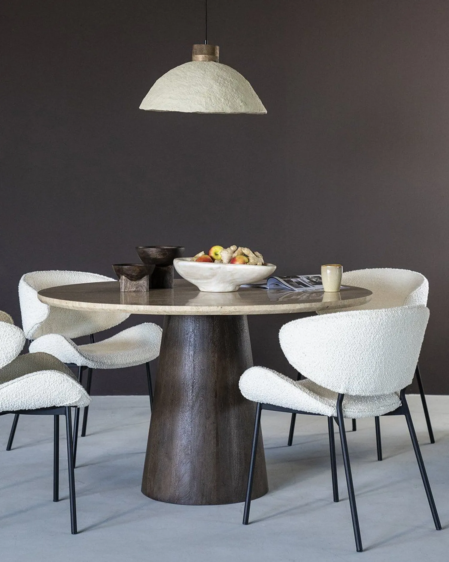Eetkamerstoelen Met Armleuning-Eleonora Tess Eetkamerstoel Beige