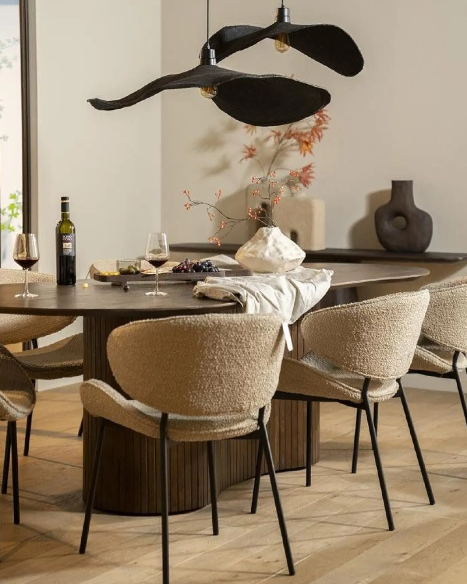 Eetkamerstoelen Met Armleuning-Eleonora Tess Eetkamerstoel Zand