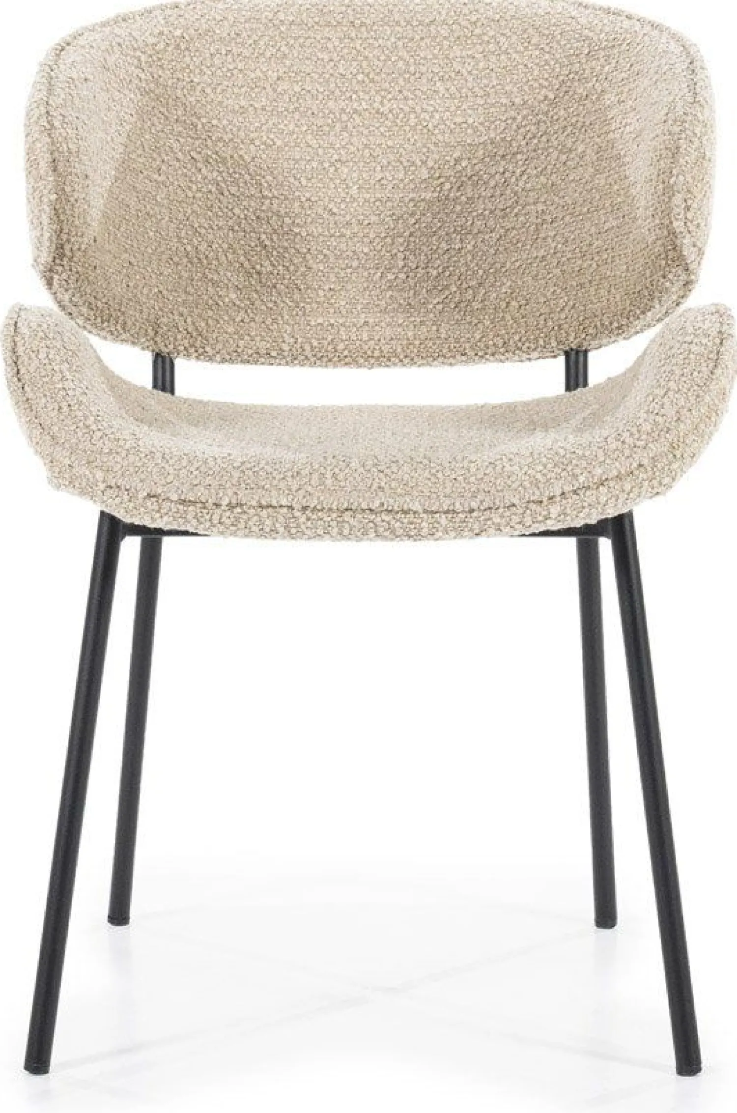 Eetkamerstoelen Met Armleuning-Eleonora Tess Eetkamerstoel Zand