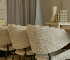 Eetkamerstoelen Met Armleuning-Eleonora Tess Eetkamerstoel Zand