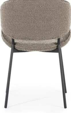 Eetkamerstoelen Met Armleuning-Eleonora Tess Eetkamerstoel Bruin