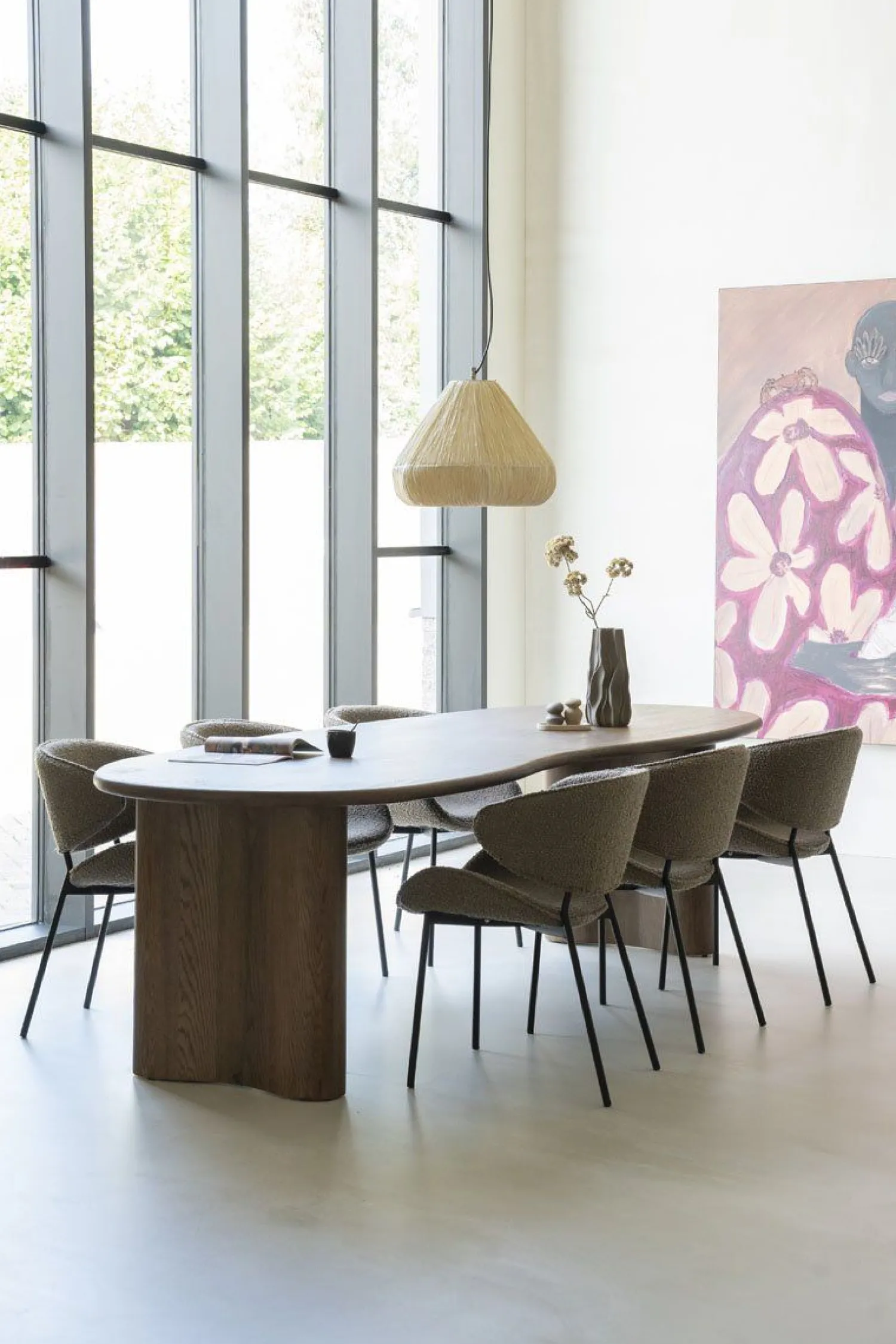 Eetkamerstoelen Met Armleuning-Eleonora Tess Eetkamerstoel Bruin