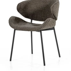 Eetkamerstoelen Met Armleuning-Eleonora Tess Eetkamerstoel Bruin