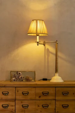 Tafellampen|Tafellampen-Dutchbone The Allis Tafellamp Brass