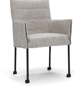 Eetkamerstoelen Met Armleuning-Eijerkamp Collectie Thijs Eetkamerstoel Oasis