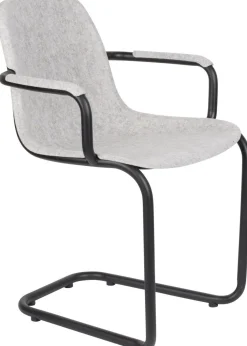 Eetkamerstoelen Met Armleuning-Zuiver Thirsty (set van 2) Armstoel Ash Grey
