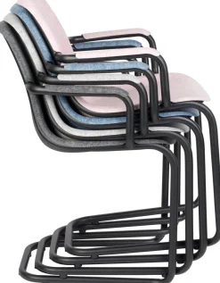 Eetkamerstoelen Met Armleuning-Zuiver Thirsty (set van 2) Armstoel Ash Grey