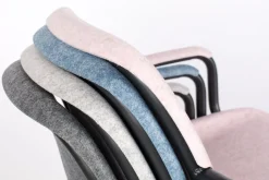 Eetkamerstoelen Met Armleuning-Zuiver Thirsty (set van 2) Armstoel Ash Grey