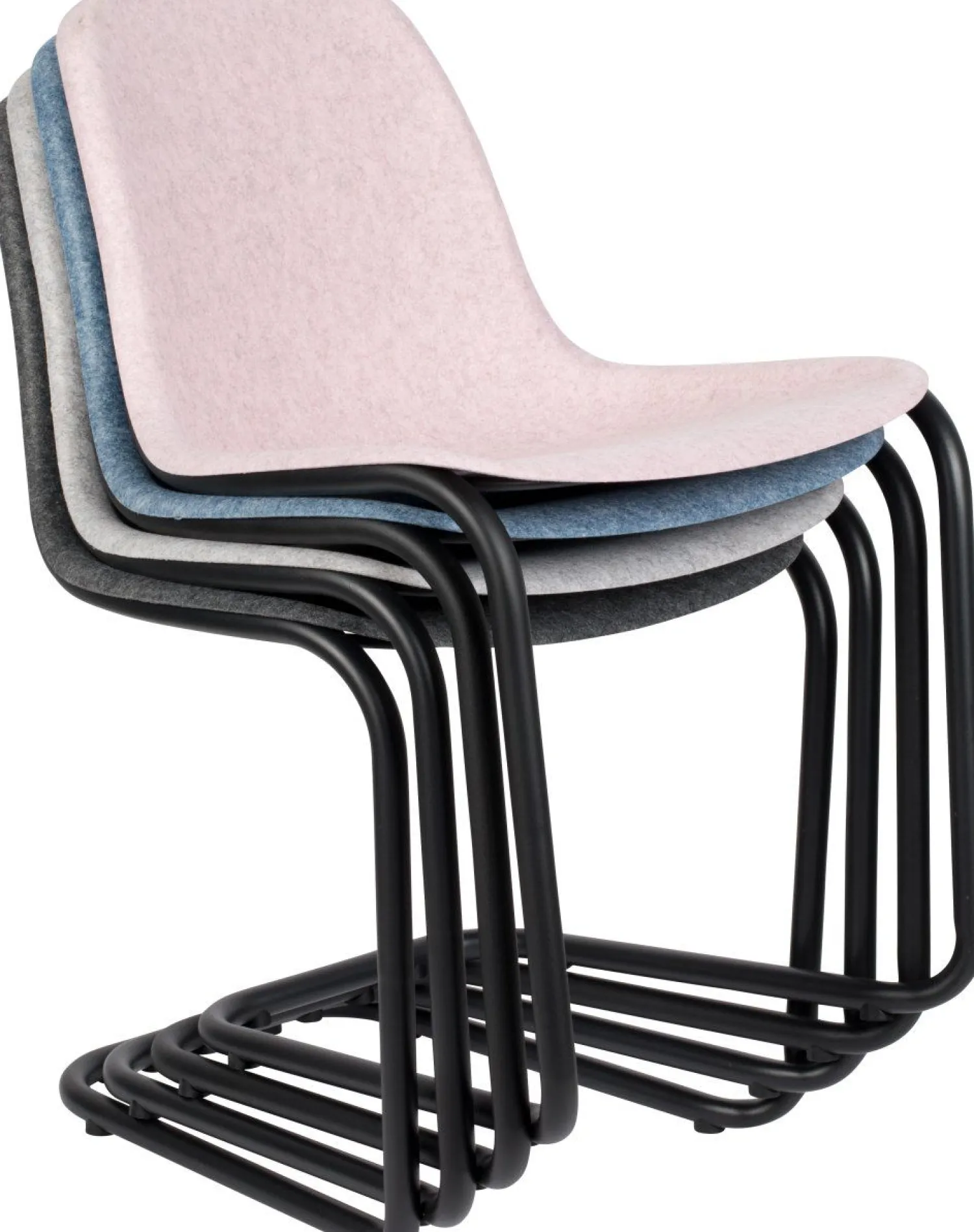 Eetkamerstoelen Zonder Armleuning-Zuiver Thirsty (set van 2) Eetkamerstoel Soft Pink