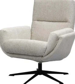 Draaifauteuils-Trendhopper Thomas Lage Rug Fauteuil Beige