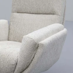 Draaifauteuils-Trendhopper Thomas Lage Rug Fauteuil Beige