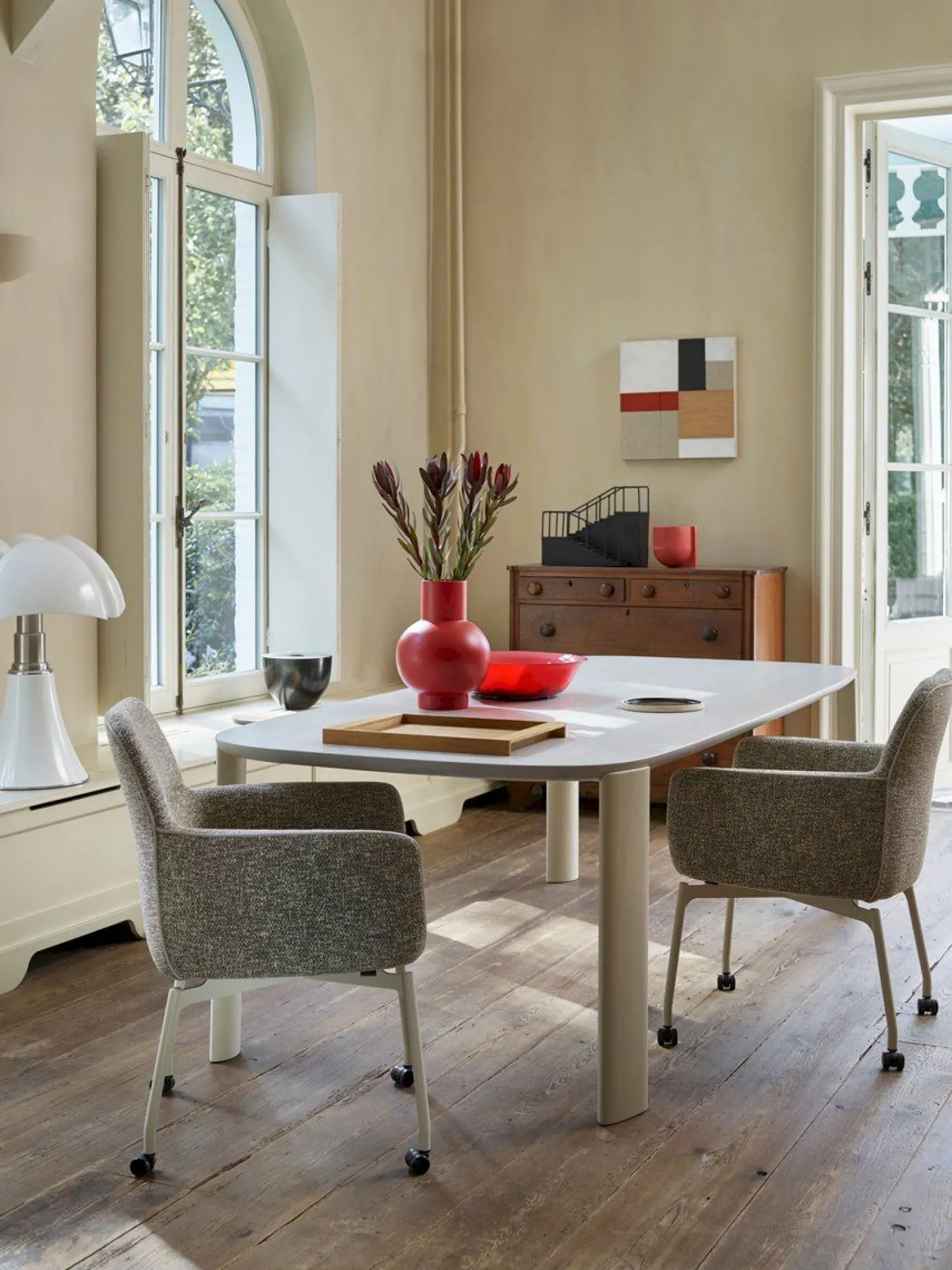 Houten Eettafels-Leolux Tico Eettafel Zwart