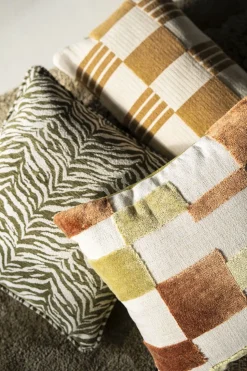 Poefjes & Krukjes|Sierkussens & Plaids-By Boo Tigra Kussen Groen