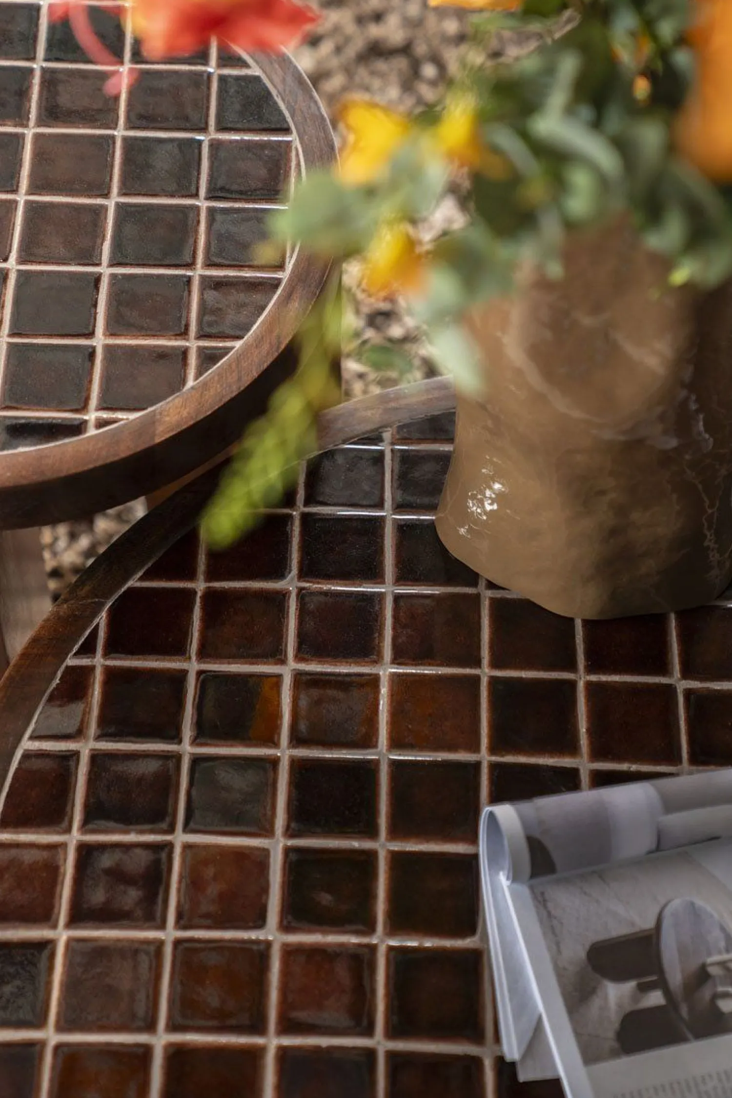 Ronde Salontafels-By Boo TiledUp Salontafel Brown