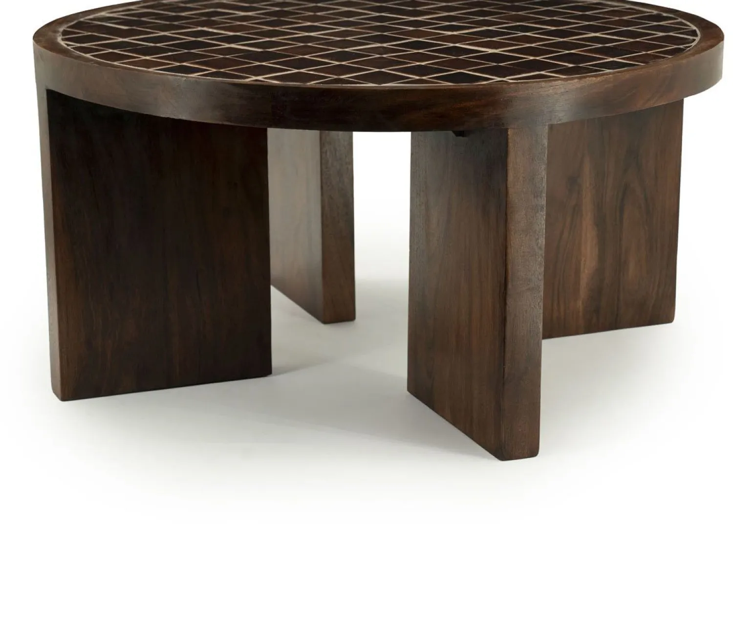 Ronde Salontafels-By Boo TiledUp Salontafel Brown