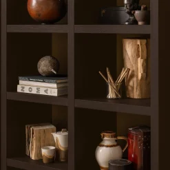 Vakkenkasten|Vakkenkasten-WOOOD Timo Vakkenkast Dark Brown