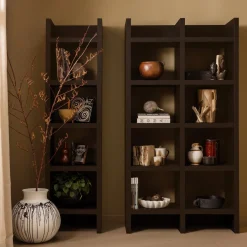 Vakkenkasten|Vakkenkasten-WOOOD Timo Vakkenkast Dark Brown