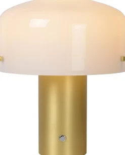 Tafellampen|Tafellampen-Lucide Timon Tafellamp Goud