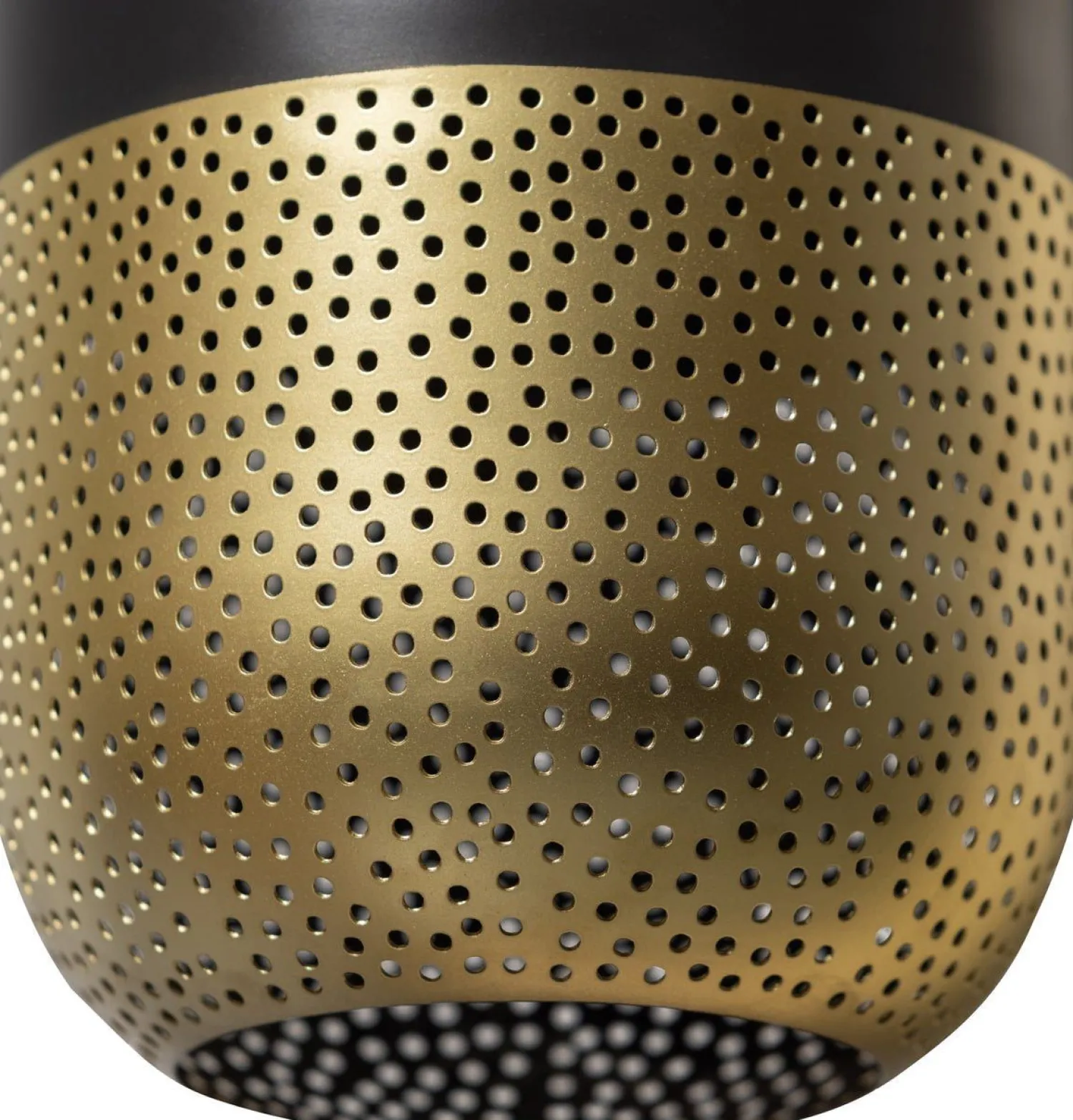 Glazen Hanglampen|Glazen Hanglampen-WOOOD Tirsa Hanglamp Black, Brass